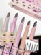 Flortte double-ended blade eyebrow pencil dyeing eyebrow cream two-in-one waterproof long-lasting non-fading for women