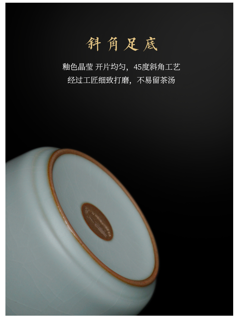 Your up noggin kongfu master cup single CPU manual sample tea cup small jingdezhen ceramic tea set gift boxes