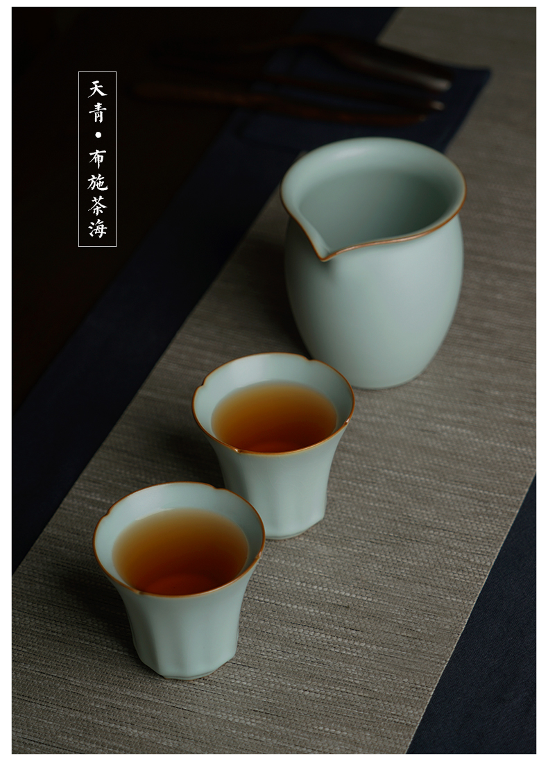 Hand your up tea tea set ceramic fair keller points of tea and a cup of a single jingdezhen antique porcelain piece can keep open