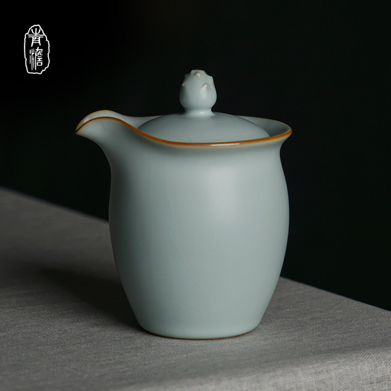 Hand your up Hand grasp pot of jingdezhen ceramic teapot teacup suit household portable kung fu tea set celadon restore ancient ways