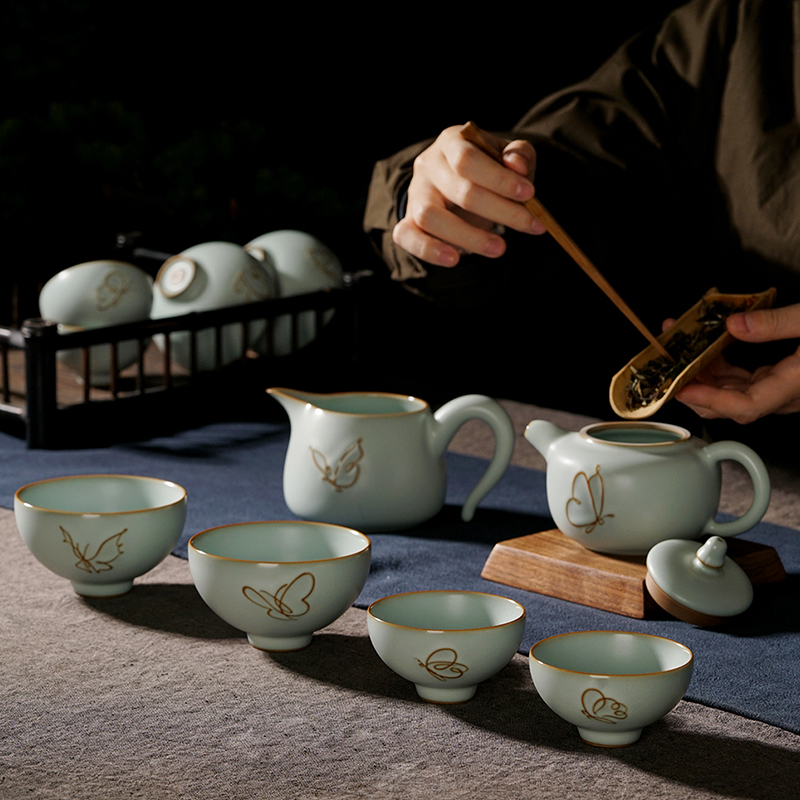Manual master cup single cup your up ceramic cups undressed ore glaze archaize wind always palace porcelain, jingdezhen up