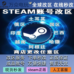 Steam Region Change, Change Store Wallet, Transfer Region to China, Turkey, Spain, Pre-Made Account, Cs:Go New Account