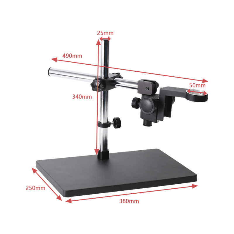 HAYEAR Haiyue Universal Adjustment Bracket XDS-10A Universal Rod Monocular Lens HD Electron Microscope 360-degree Rotating Bracket Maintenance Inspection Workbench Can Lift Tilt Adjustment