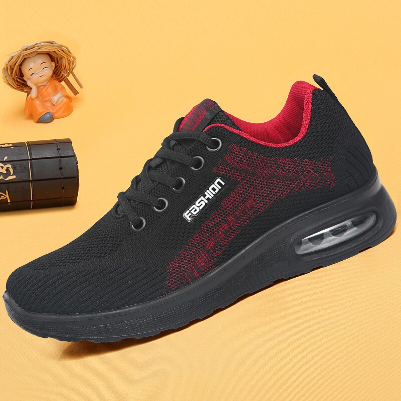 San Jersey Women Shoes Spring Middle Aged Bodybuilding Shoes Breathable Fly Textured Sneakers Female Non-slip Mom Casual Shoes