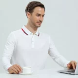 Хлопковая футболка polo для работы, лонгслив, короткий рукав, делается под заказ