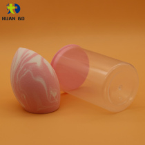 Do not eat powder mixed white double mixed color olive oblique cut beauty egg powder puff wet and dry dual-use makeup egg PVC box sponge