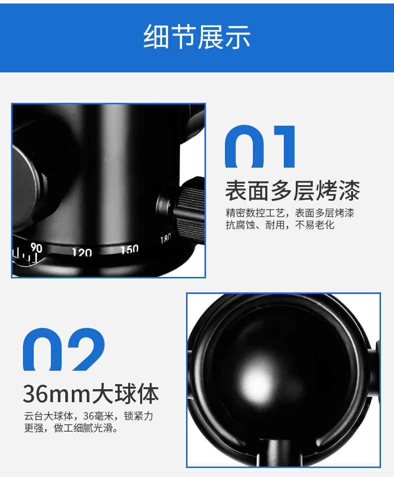Đầu T3 chân máy chuyên nghiệp T3, giảm xóc hình cầu PTZ DSLR camera thủy lực trượt toàn cảnh pan / tilt - Phụ kiện máy ảnh DSLR / đơn túi đeo máy ảnh