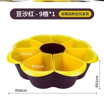 Vegetable Dish Cutlery Hot Pot parquet Lattice Home Vegetable Dish divided dishes Dish Basin can be split up for Chinese New Year Plastic Nordic