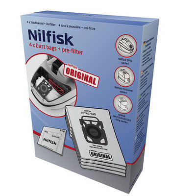 Nilfisk elite classic vacuum bag elite series vacuum fabric bag