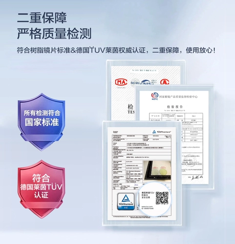 Минги-линза 1,74 Ультратонкие асферические очки против синего света миопий