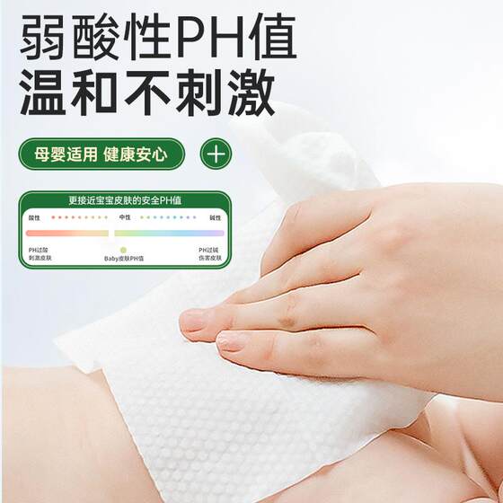 蓝漂80抽大包婴儿湿巾大尺寸老人儿童清洁护理湿纸巾水润亲肤特价