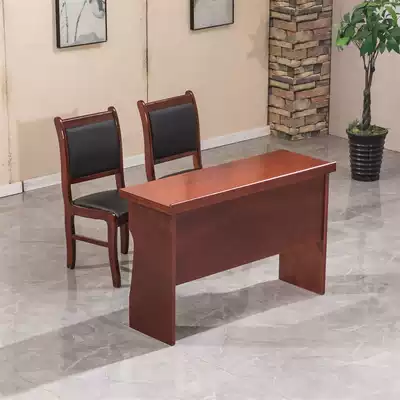 Large and small conference room meeting table and chair combination long table podium double venue party member activity room training table