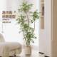 2025 newly upgraded high-end light luxury simulated green plant Nandina bamboo indoor living room decoration fake plant floor-standing potted plant