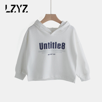 LZYZ Kids Sweatshirt Hooded Boys Tops Kids Baby Autumn Coat 2020 New Korean Edition Foreign