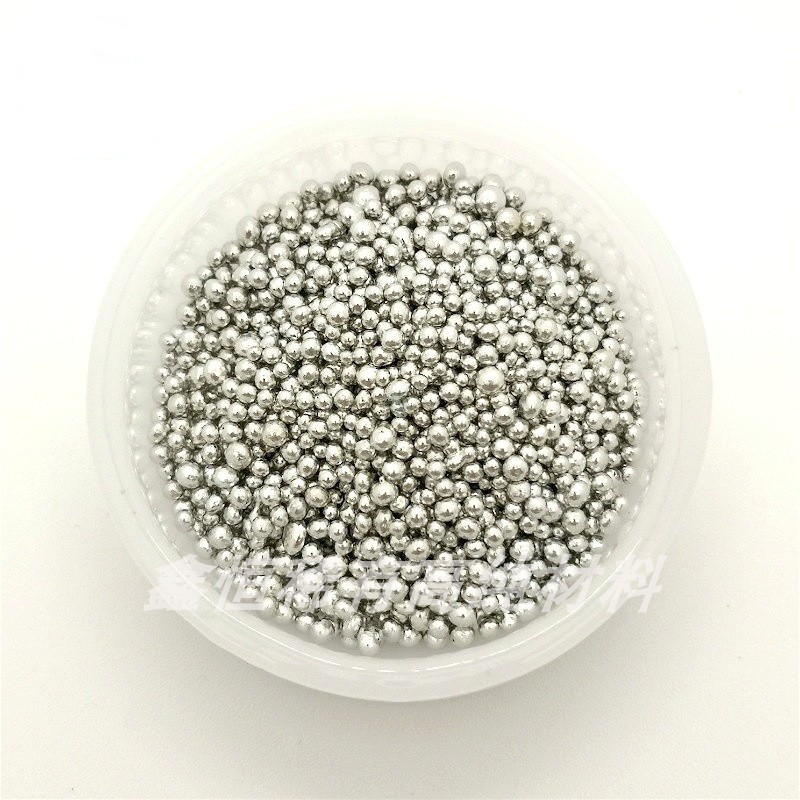 铟颗粒1-5mm铟珠高纯度99.995%蒸发镀膜铟颗粒科研实验铟片铟锭