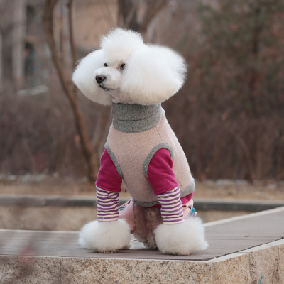 狗狗衣服冬季加厚可爱羊毛衣