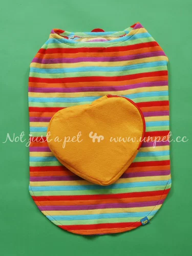 Семья с сокровищами ранняя весна костюм домашнего животного плюшевая собака Супер милая может быть демонтирована в обработке сердца рюкзак Rainbow