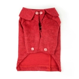 Демисезонная красная куртка, кукла, двухрядный лонгслив, шерстяное пальто, домашний питомец, круглый воротник