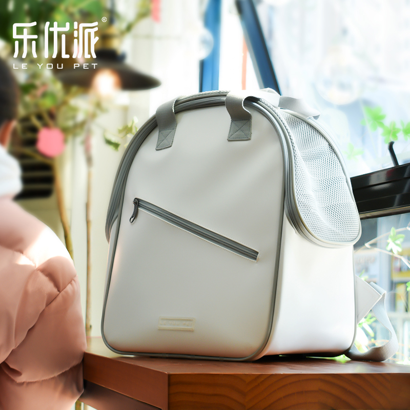 Leumerist cat bag out for portable large capacity Breathable Double Shoulder Bag hand Puppy kitty Kitty Bag Pet Supplies