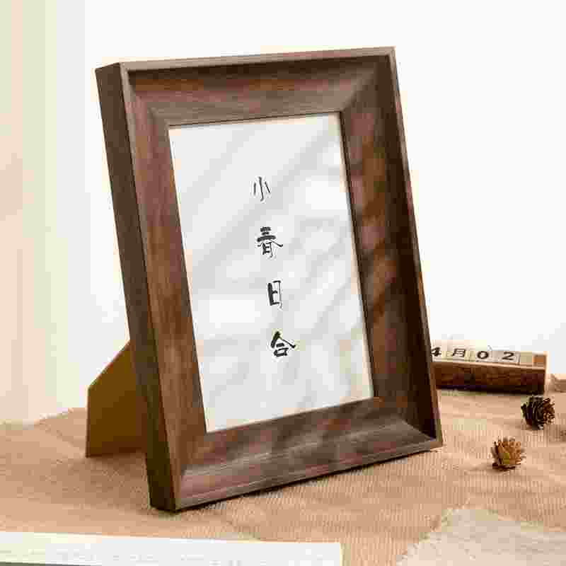 Photo frame table simple small 6 inches 7 inches 10 photo studio photo wall decoration handwritten calligraphy calligraphy and painting photo frame