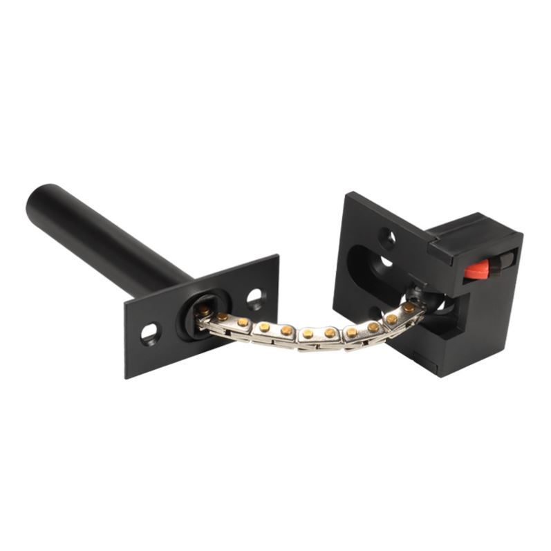 Ancient Bronze Concealed Style Hotel Safety Lock Room Door Concealed Door Chain Lock Home Door Lock Door Bolt Chain Black Hide