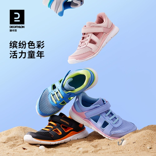 Летняя дышащая спортивная обувь, сандалии для мальчиков