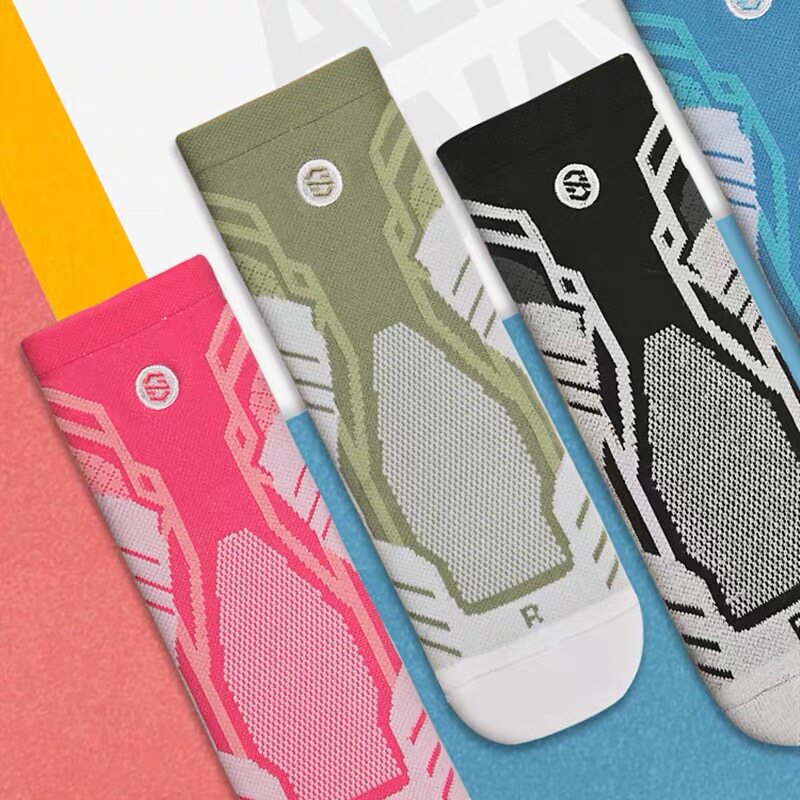 ACE comprehensive UZIS short tube basketball socks men's elite middle tube thickened towel sports socks Professional running socks