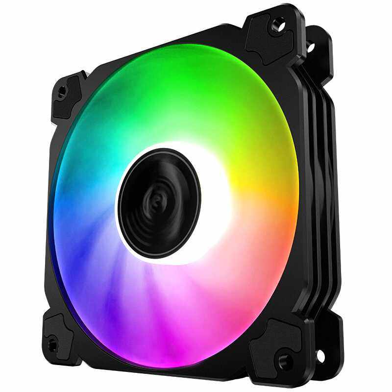 Jothber FR-502 RGB temperature-controlled fan AURA Huasu Microstar RGB dazzling fan mute fan
