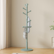 Hanging clothes hanger solid wood floor cream winewear hat rack living-room bedroom home bedside evening with clothes deity hanger