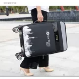 竹貂 Чемодан, коробка, универсальная сумка, в корейском стиле, 24 дюймов, 28 дюймов