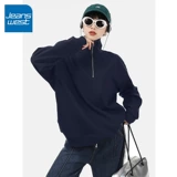 Осенний свитшот, утепленная куртка с молнией, на молнии, воротник поло