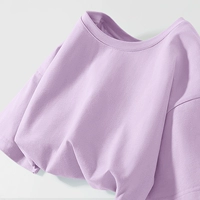 【Краткий рукав】 сиреневый фиолетовый цвет