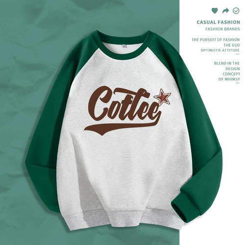 Утепленная толстовка, осенняя куртка, в американском стиле, круглый воротник