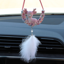 Car Pendant Car Pendant Accessories Woman Cute Creative Car Accessories Pendant Pendant One Road Safety Car Rearview Mirror Hanging