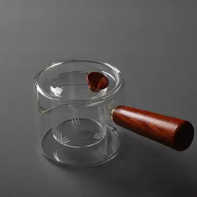 Shengcai side puts high temperature resistant glass cooking teapot with filter inner container thickened heat-resistant glass household tea brewing device