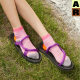 AR hollow mesh socks crystal breathable / ຖົງຕີນສັ້ນ summer stockings ແກ້ວບາງໆ a line AlmondRocks