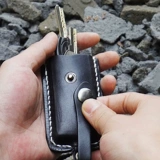 Ключи от машины, маленькая ключница, мужская универсальная система хранения, простой и элегантный дизайн, из натуральной кожи