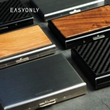 Универсальный бумажник для водительских прав, сумка через плечо, мужской ретро антимагнитный ультратонкий картхолдер