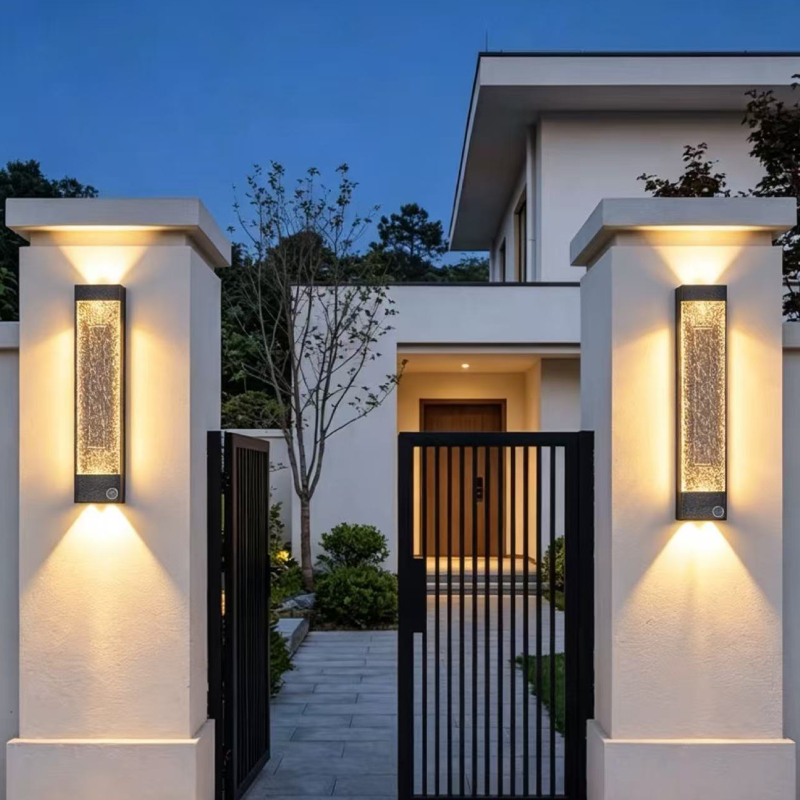 Solar Wall Light for Outdoor Courtyard, Villa, Wall, Balcony, Exterior Wall, Garden, Waterproof, Simple, Light Luxury, Bubble Crystal Lamp Solar Wall Light for Outdoor Courtyard, Villa, Wall, Balcony, Exterior Wall, Garden, Waterproof, Simple, Light Luxury, Bubble Crystal Lamp