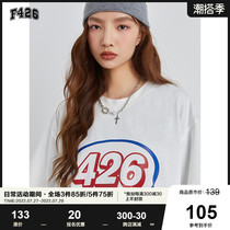 (F426 Official Shop) National Tide Card Lovers Hip Hop Summer Ciro Sterelogo Short Sleeve Loose Casual T-Shirt