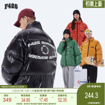 (F426 official shop) Guochao Lovers Street Hip Hop loose 4 Thrones bright face Eyes Letter Cotton winter