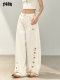 [F426 Official Store]National Trend Brand Autumn New American Casual Retro Versatile Button-Decorated Scimitar Pants