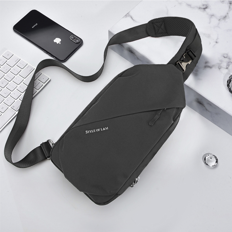 Counter multifunctional trendy brand business fashion casual men's bag chest bag Messenger bag shoulder bag backpack men's sports