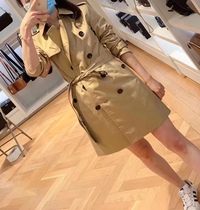 Canada Direct Mail COACH Womens Windbreaker Classic Slim Slender Long Coat Orders Are Non-refundable