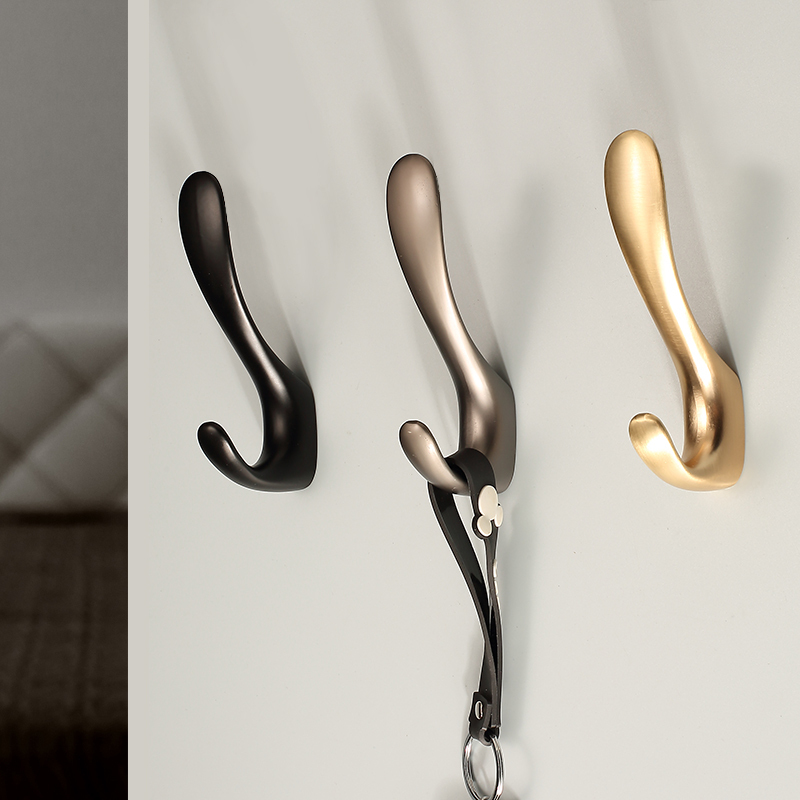 Single Wall-Mounted Entryway Coat Hook, Gold-Colored Coat and Hat Hook, Light Luxury Clothing Hook, Minimalist Entryway Shoe Cabinet Grid Single Wall-Mounted Entryway Coat Hook, Gold-Colored Coat and Hat Hook, Light Luxury Clothing Hook, Minimalist Entryway Shoe Cabinet Grid