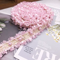 Из жемчуга, розовый, белый, 3м