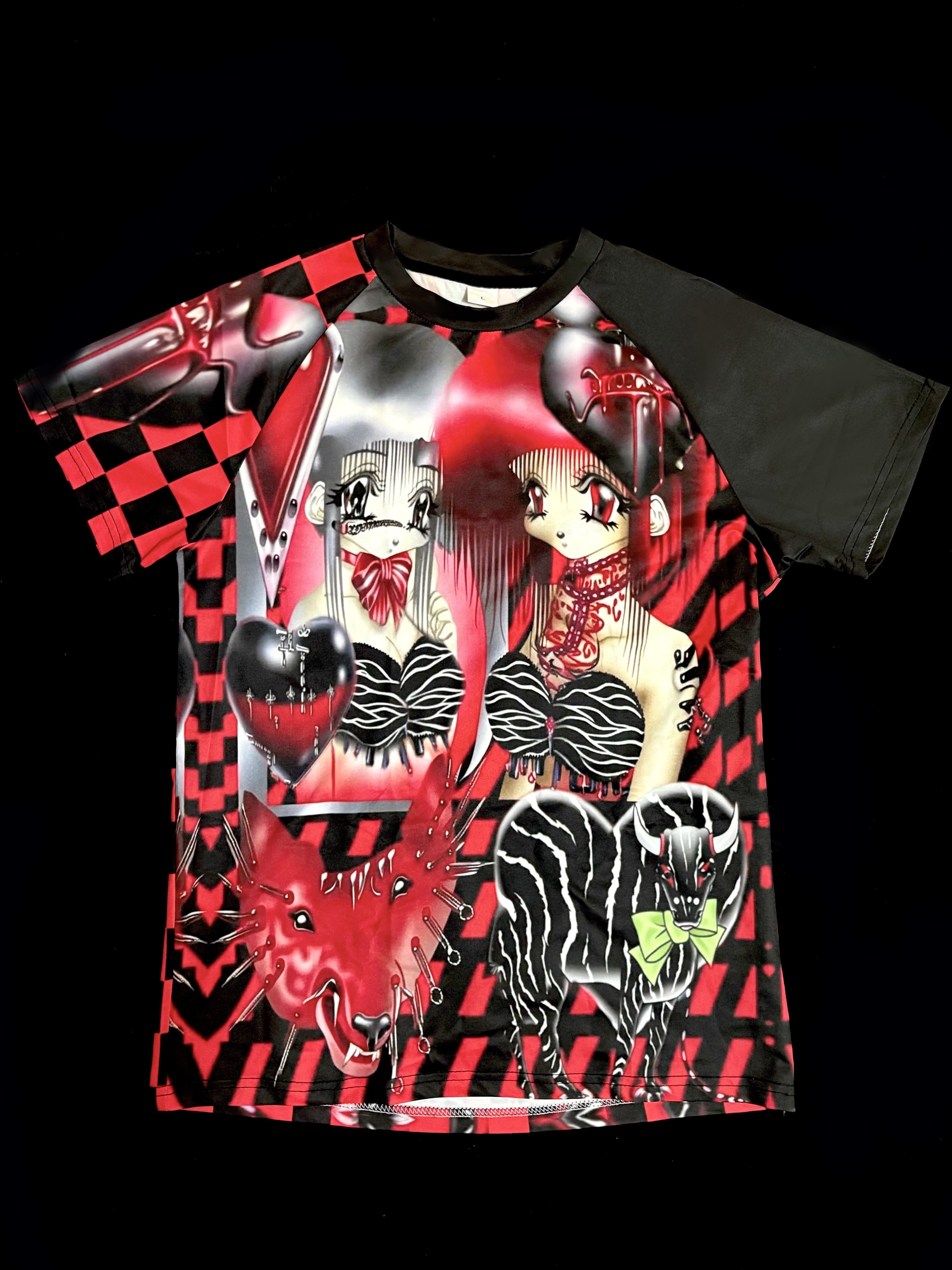 ki00bi00 шахматная доска Gemini Gothic Demon красного и черного цветов... Изображение 1