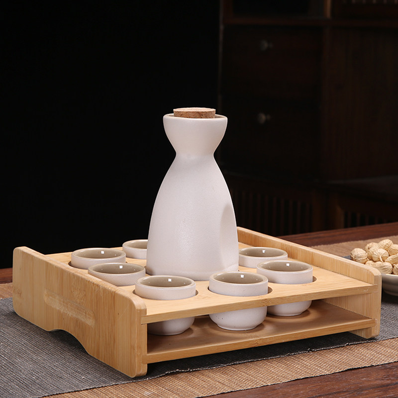 Ликер Cup 创意复古分酒器白酒杯酒具套装家用小号一口杯陶瓷中式清酒壶酒盅