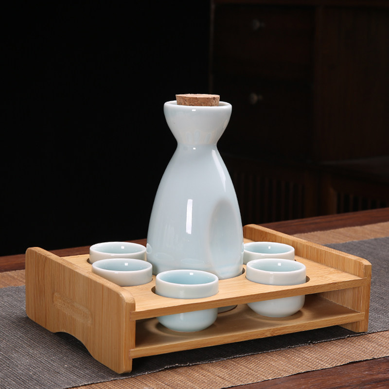 Ликер Cup 创意复古分酒器白酒杯酒具套装家用小号一口杯陶瓷中式清酒壶酒盅