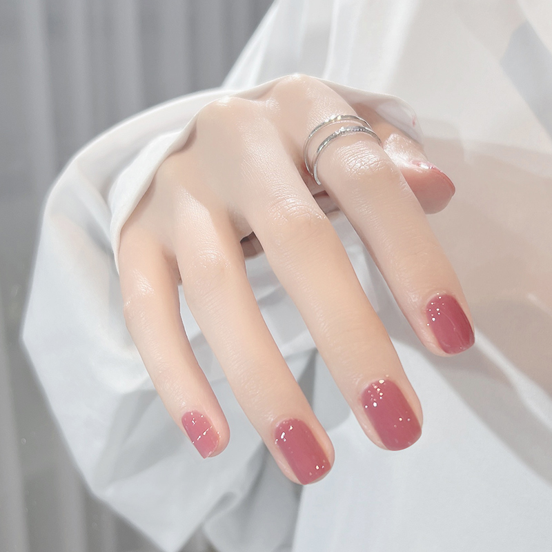 Nail polish women's no-bake long-lasting quick-drying 2022 new summer can tear toes ice-transparent transparent nail polish